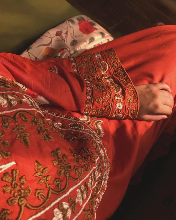 UROOJ EMB 3Pc With Shawl