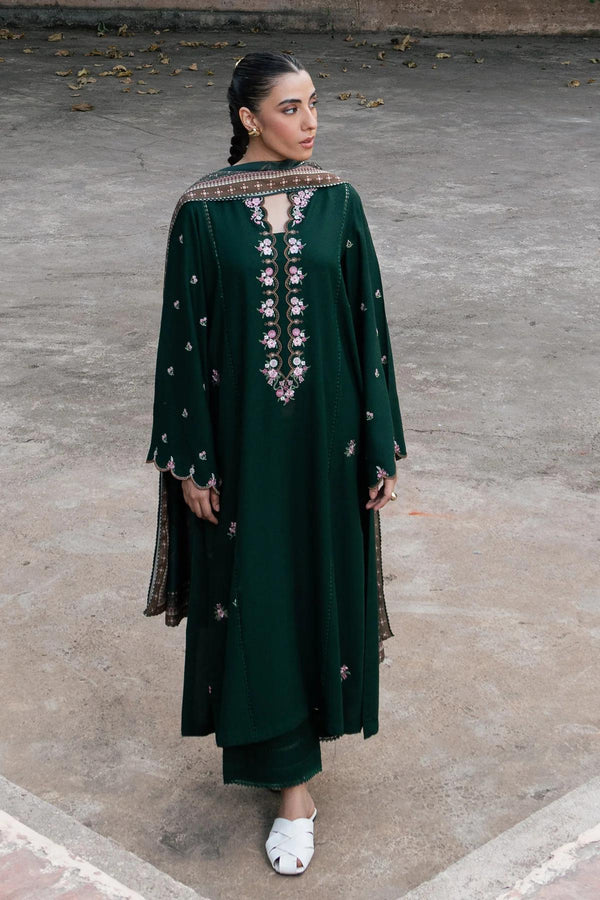 Ziva Green Embroidery 2pc