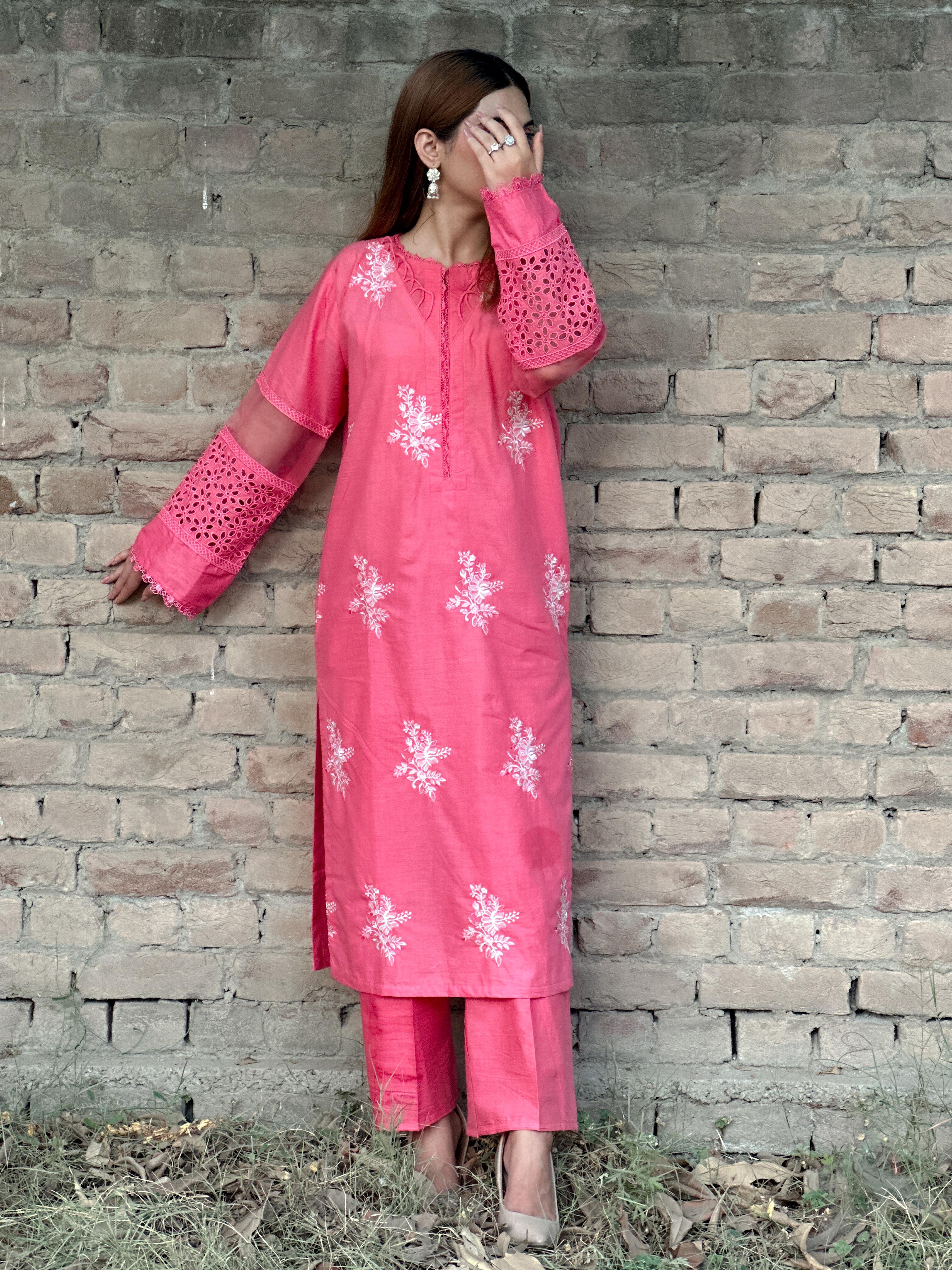 HORIYA LAWN EMB 2PC