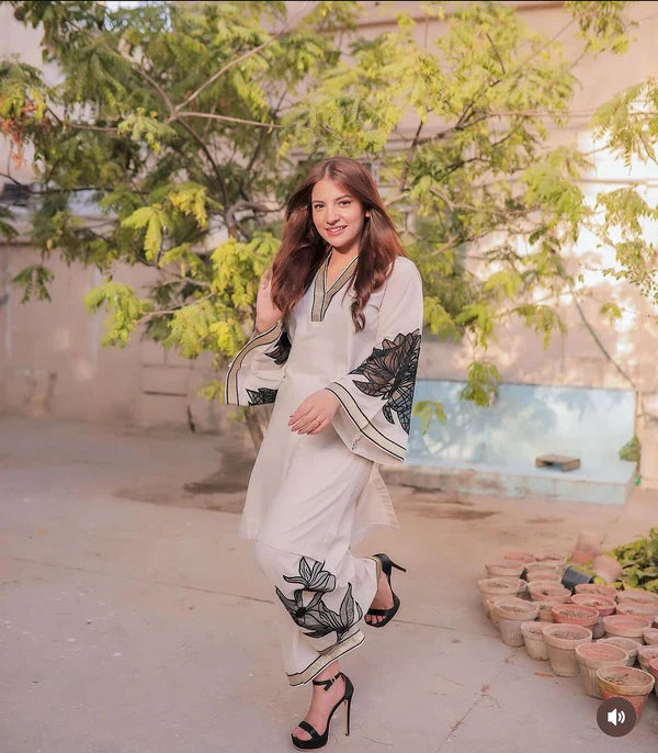 ALMOND 2PC ( SHIRT + PLAZO)