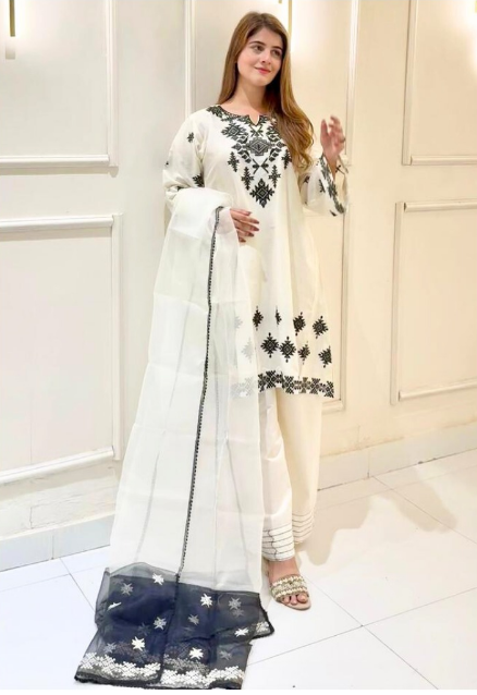 JUNA Dananeer Design LAWN EMB 3PC